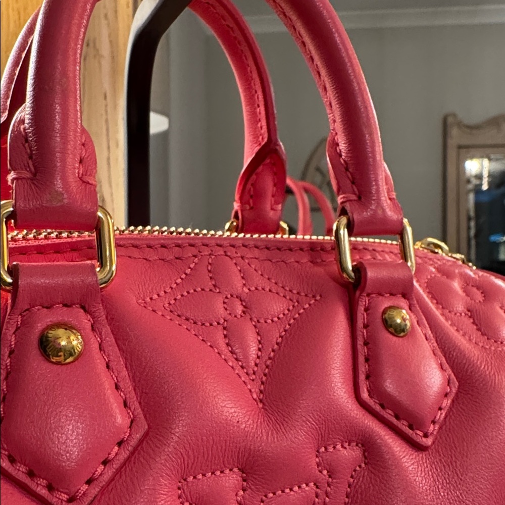 Louis Vuitton Bubblegram Papillon BB in Dragon Fruit - Picture 15 of 16